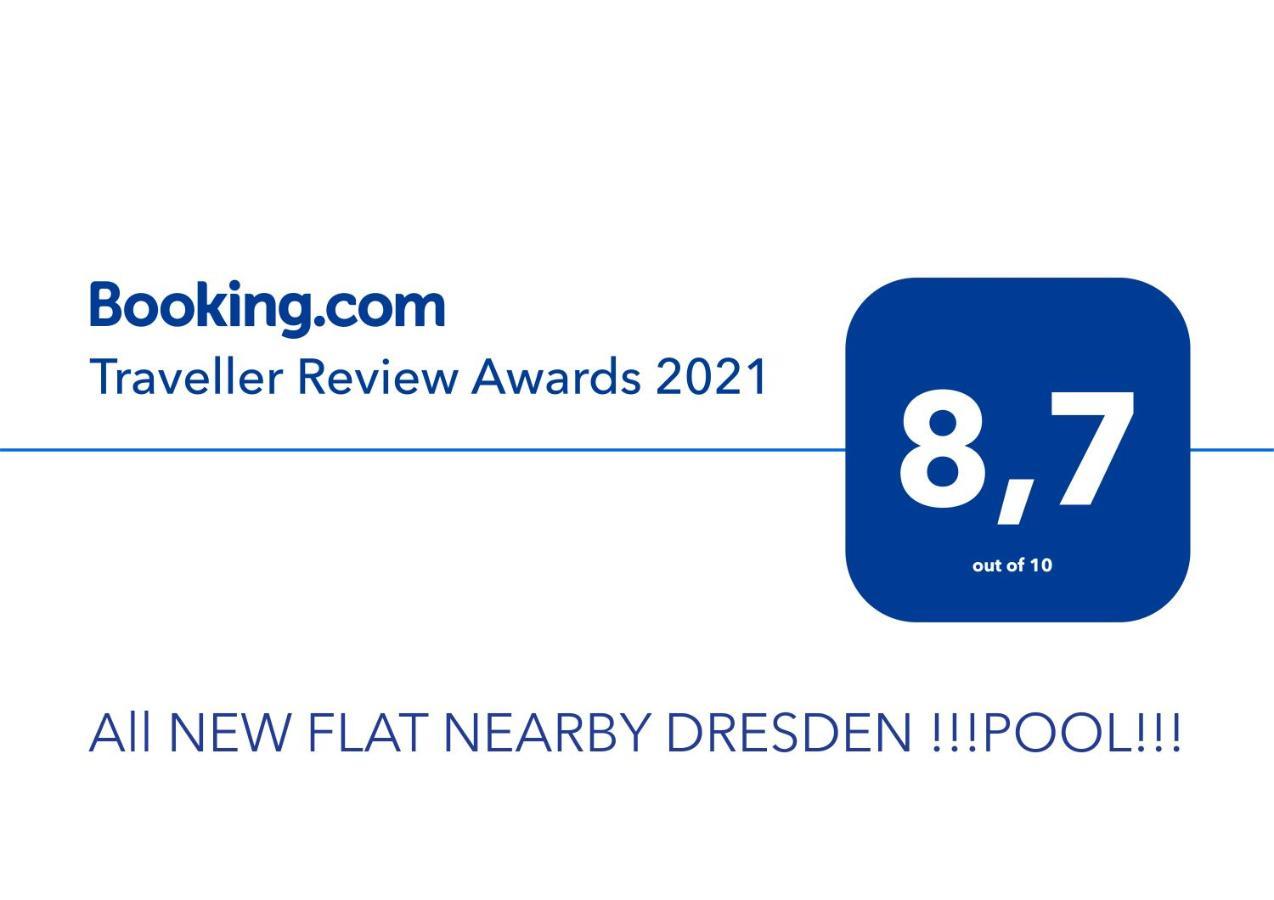 Апартаменты B Our Guest At New Flat Nearby Dresden !!!Pool!!! Frauendorf  Экстерьер фото